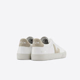 Zapatillas Veja Campo Chromefree Leather White Almond - ECRU