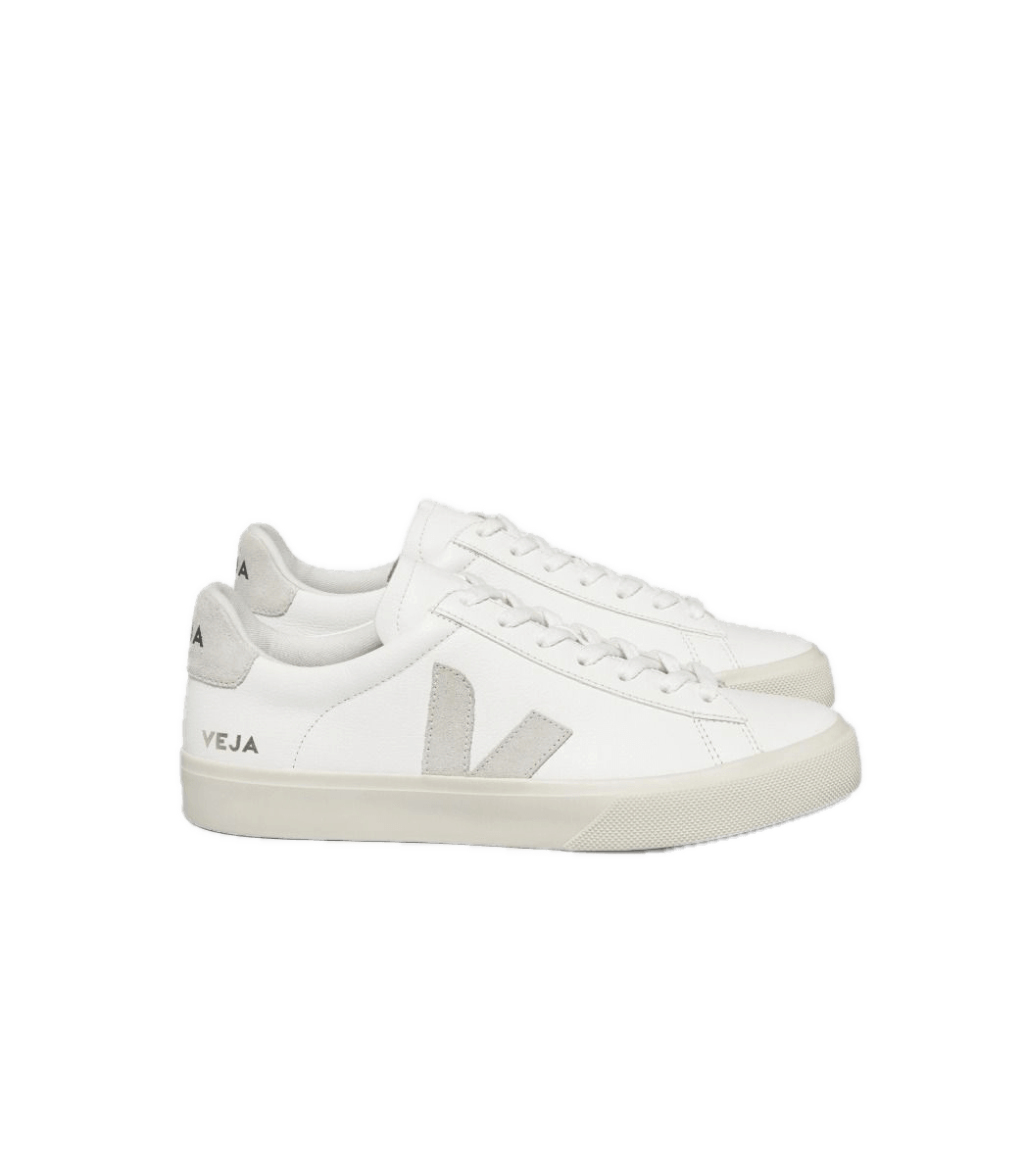 Zapatillas Veja Campo Chromefree Leather White Natural - ECRU