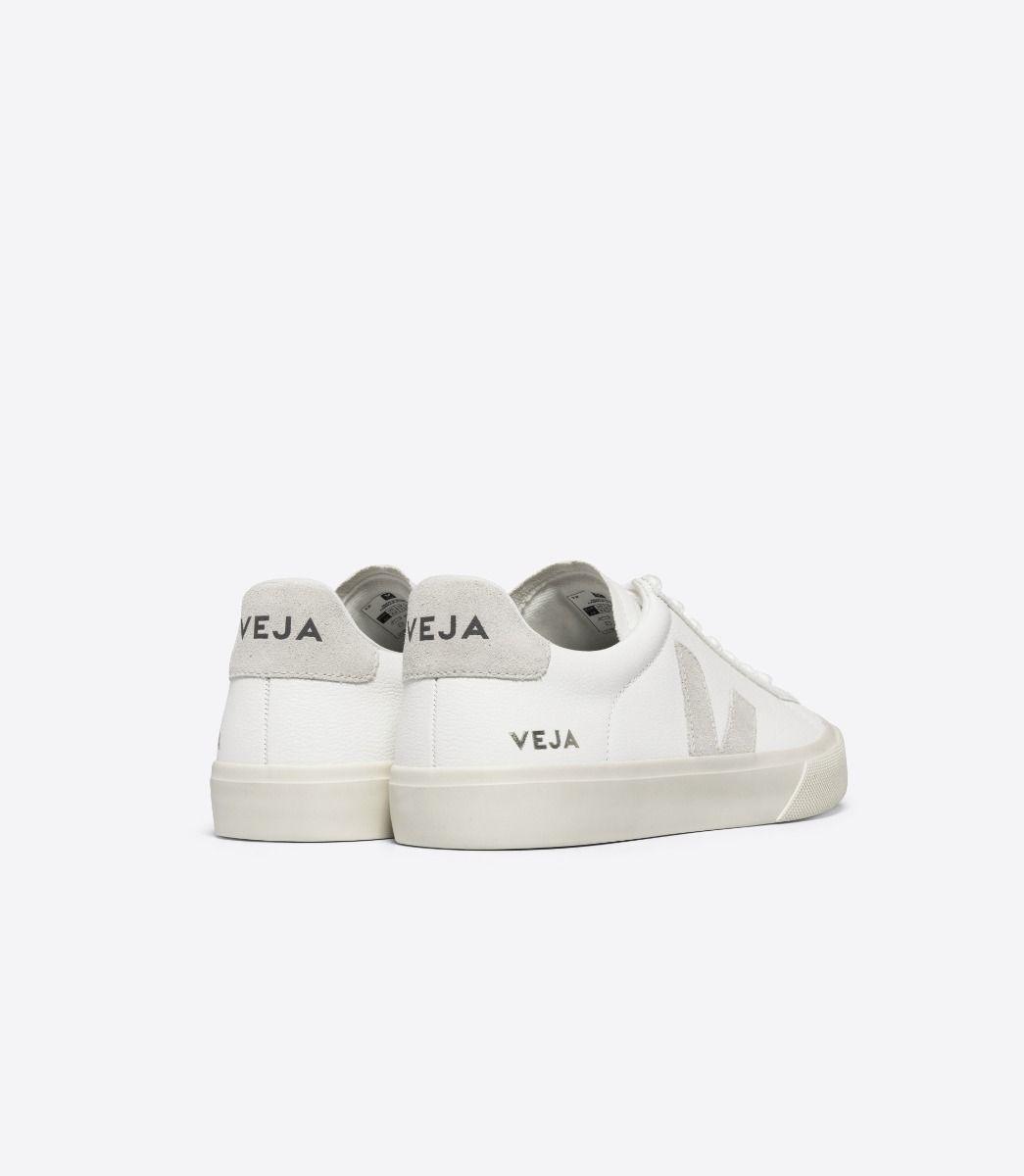 Zapatillas Veja Campo Chromefree Leather White Natural - ECRU