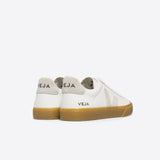 Zapatillas Veja Campo Chromefree Leather White Natural Natural - ECRU