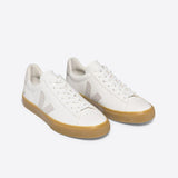 Zapatillas Veja Campo Chromefree Leather White Natural Natural - ECRU