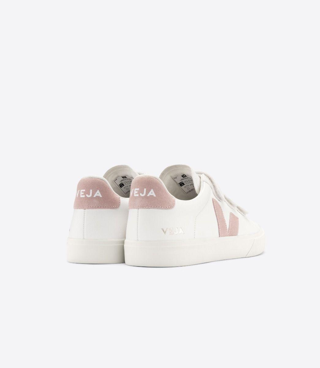 Zapatillas Veja Recife Chromefree Leather White Babe - ECRU