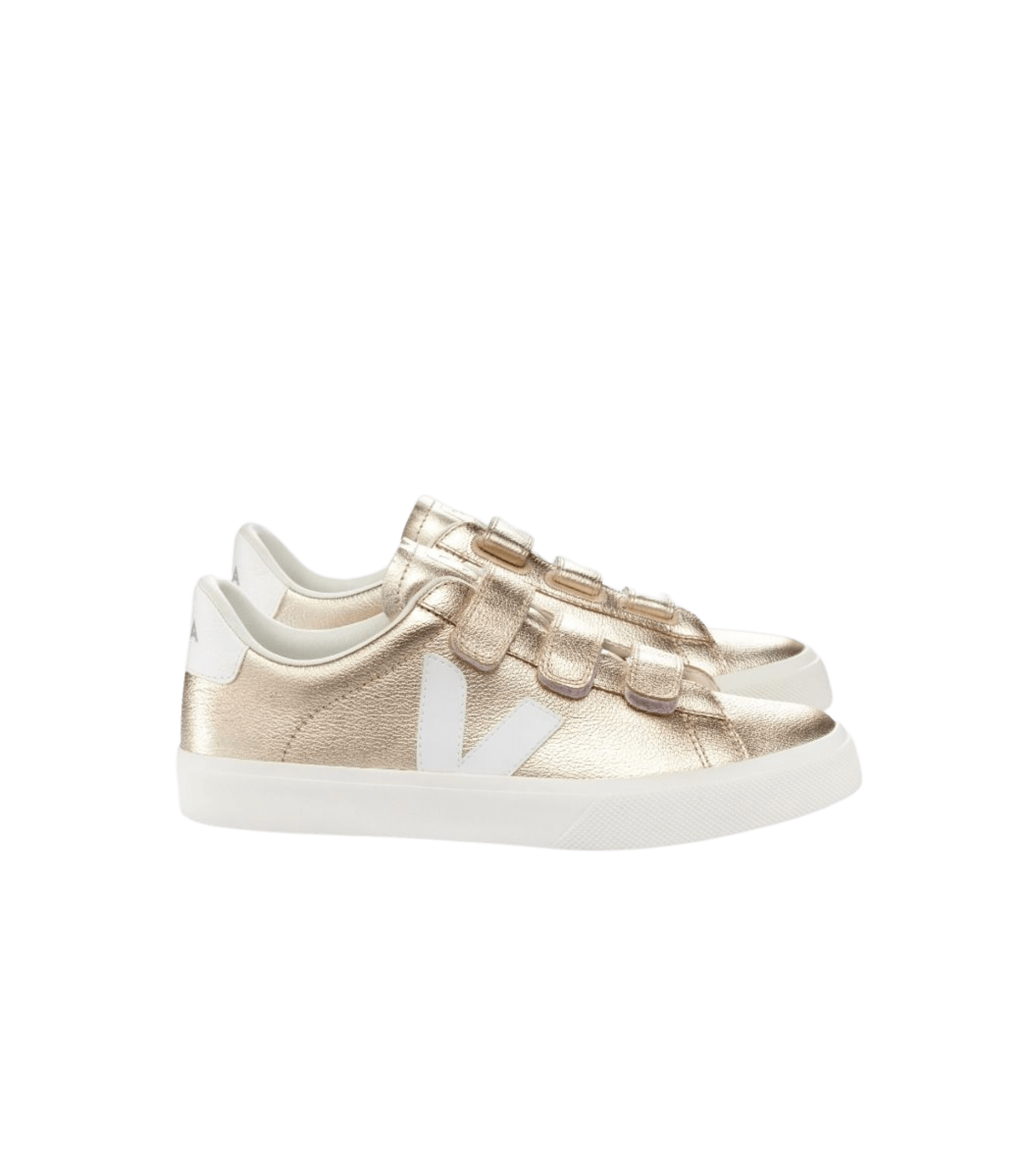 Zapatillas Veja Recife Chromefree Leather White Platine - ECRU