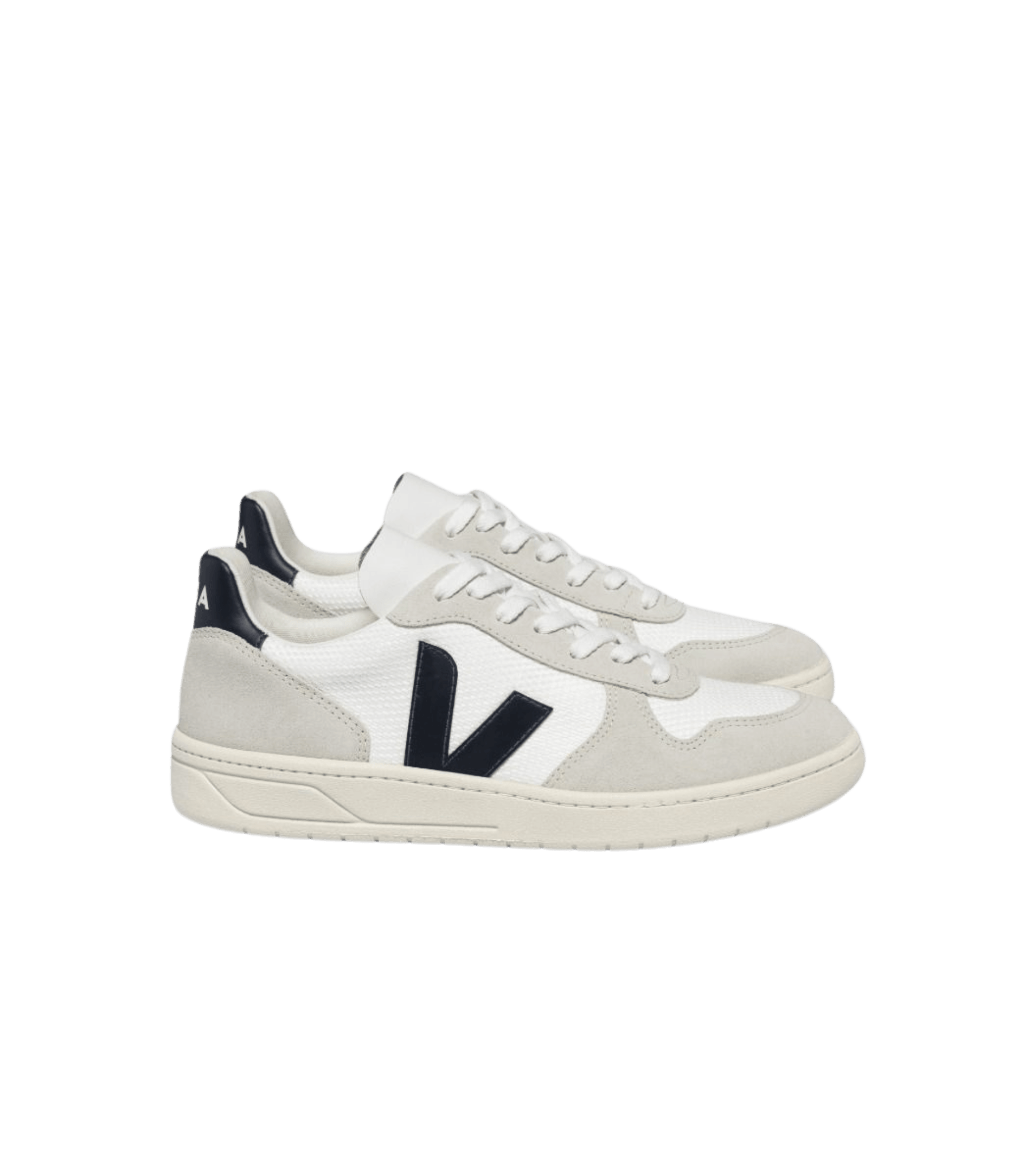 Zapatillas Veja V-10 B-Mesh White Nautico - ECRU