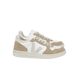 Zapatillas Veja V-10 Chromefree Leather Extra White Natural Sahara - ECRU