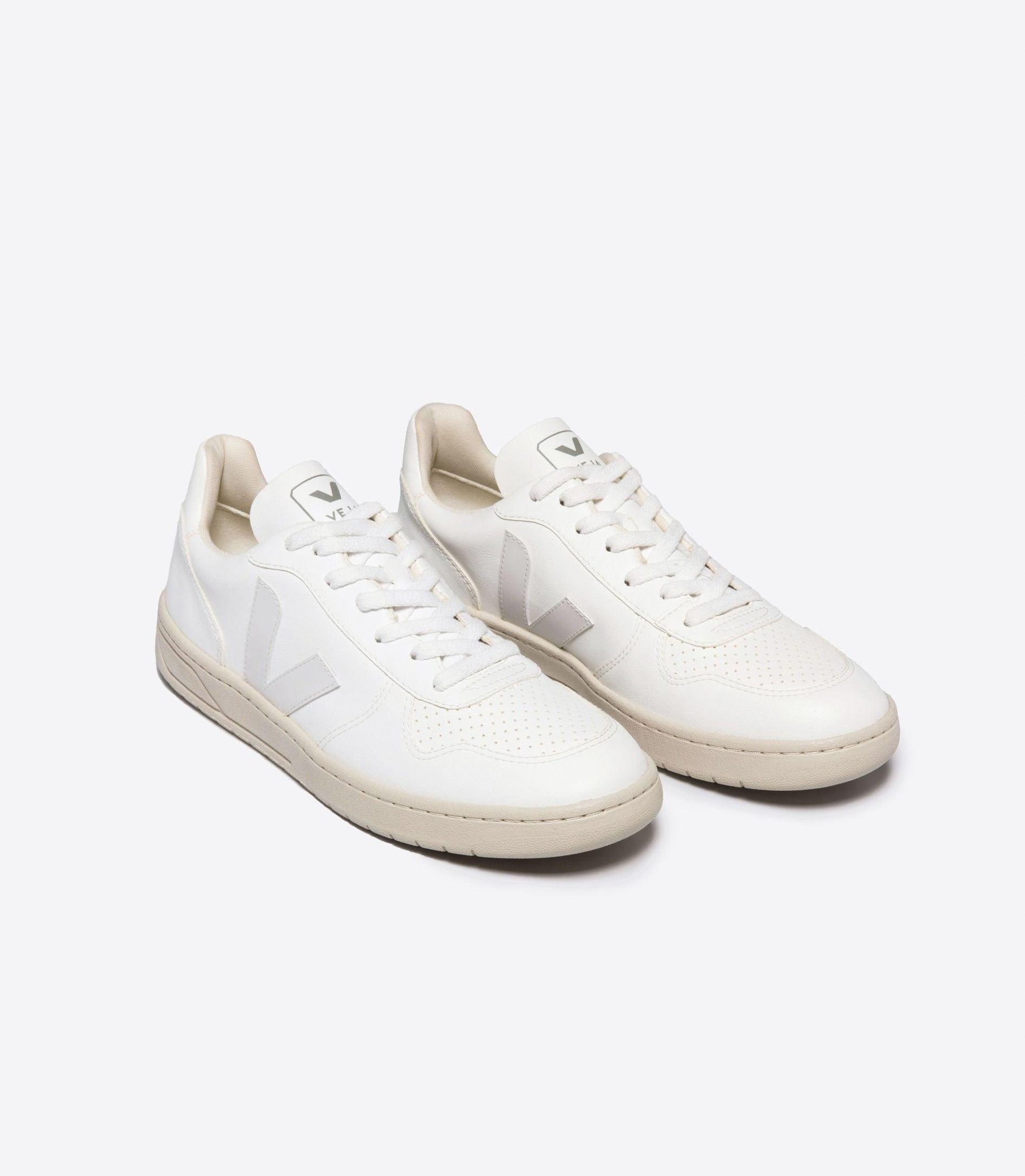 Zapatillas Veja V-10 CWL Full White - ECRU