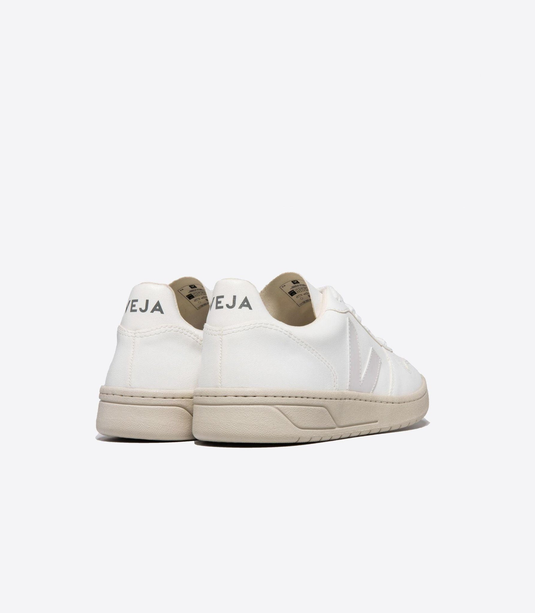 Zapatillas Veja V-10 CWL Full White - ECRU