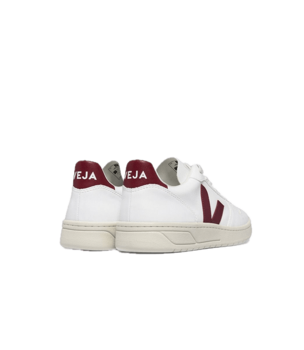 Zapatillas Veja V-10 CWL White Marsala - ECRU