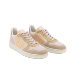 Zapatillas Veja V-10 Suede Multico Peach - ECRU