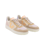 Zapatillas Veja V-10 Suede Multico Peach - ECRU