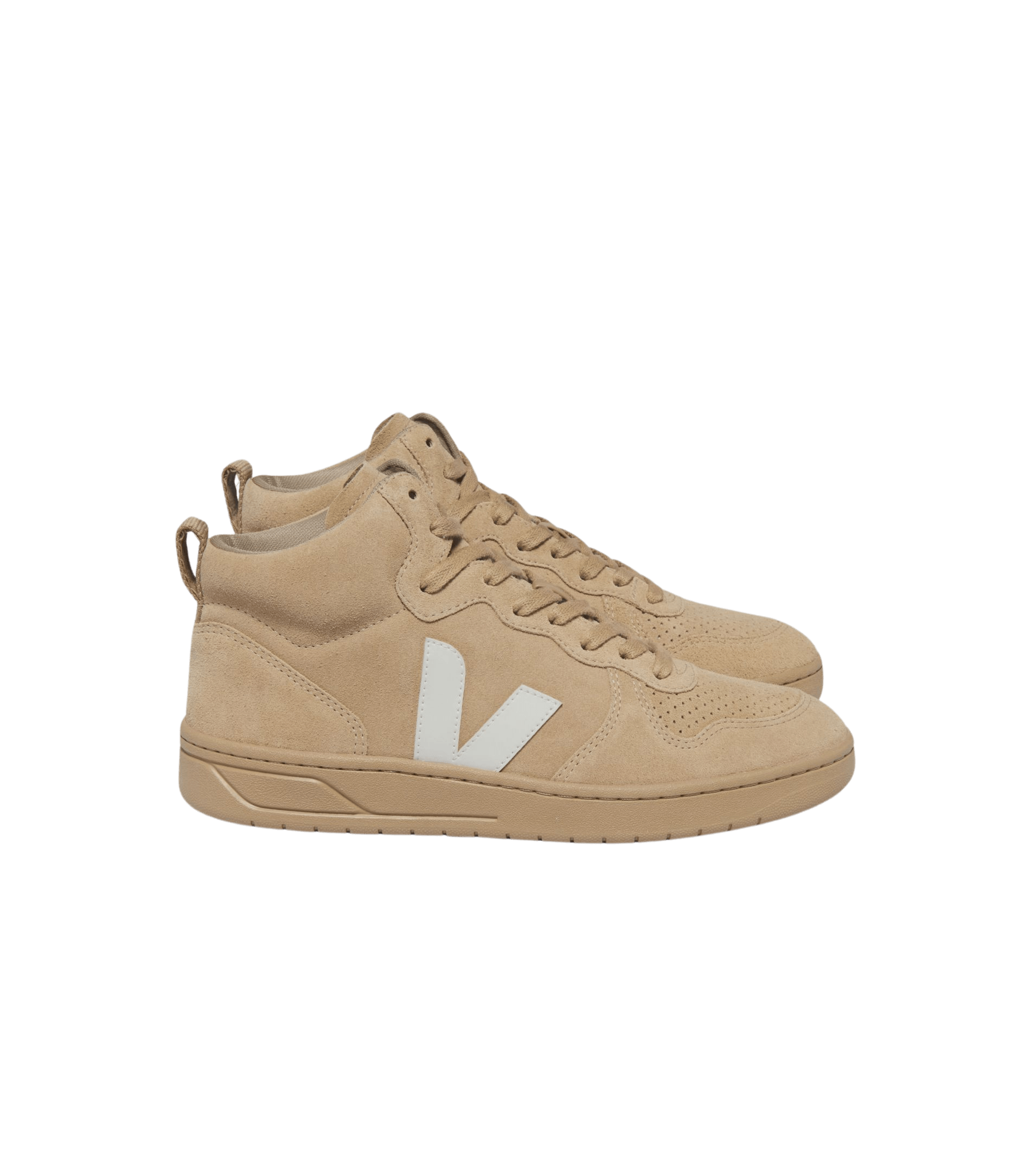 Zapatillas Veja V-15 Suede Full Desert - ECRU