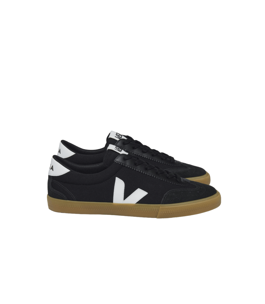 Zapatillas Veja Volley Canvas Black White Natural - ECRU