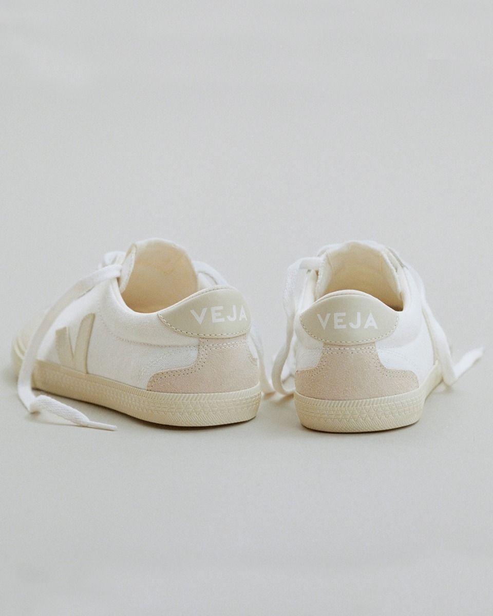 Zapatillas Veja Volley Canvas White Pierre - ECRU