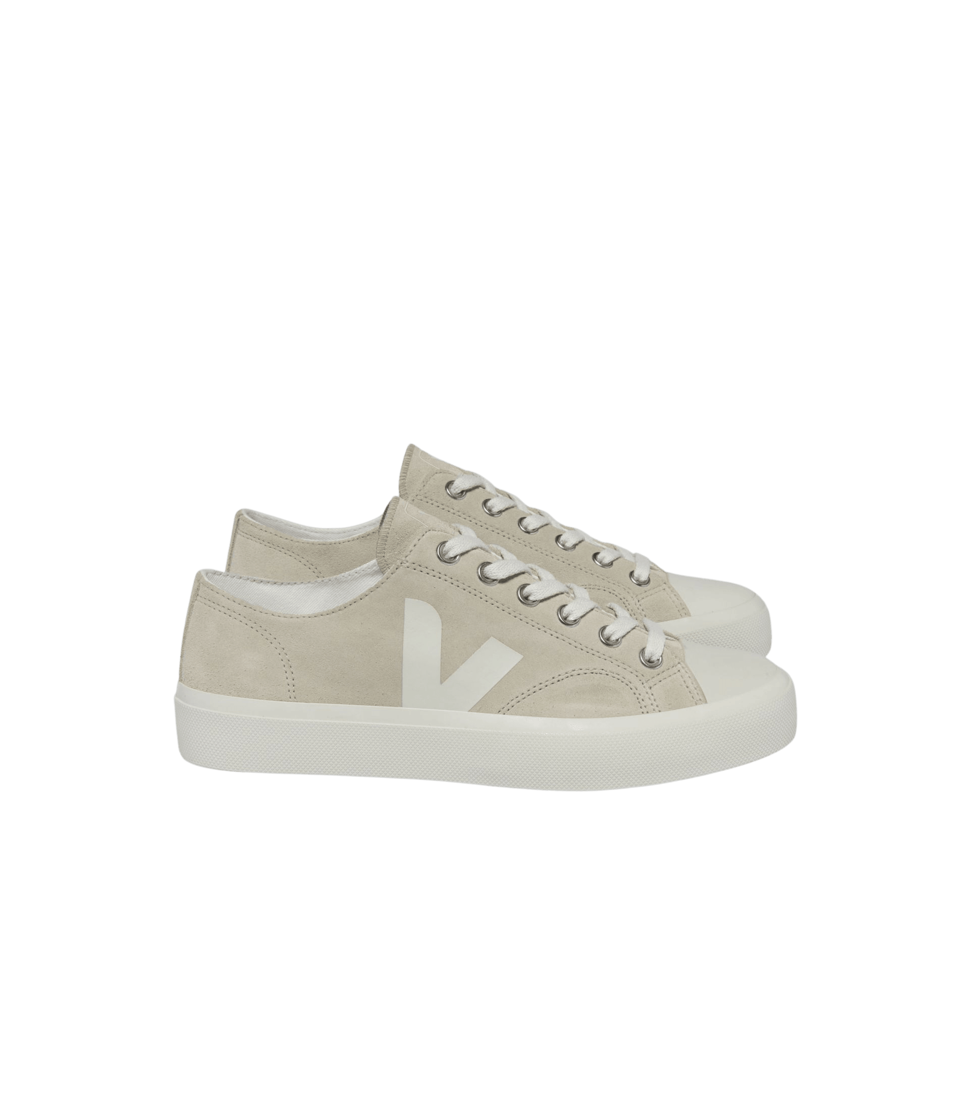 Zapatillas Veja Wata II Low Suede Almond Pierre - ECRU