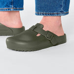 Zueco Boston Birkenstock EVA Khaki - ECRU