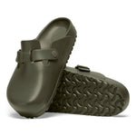 Zueco Boston Birkenstock EVA Khaki - ECRU