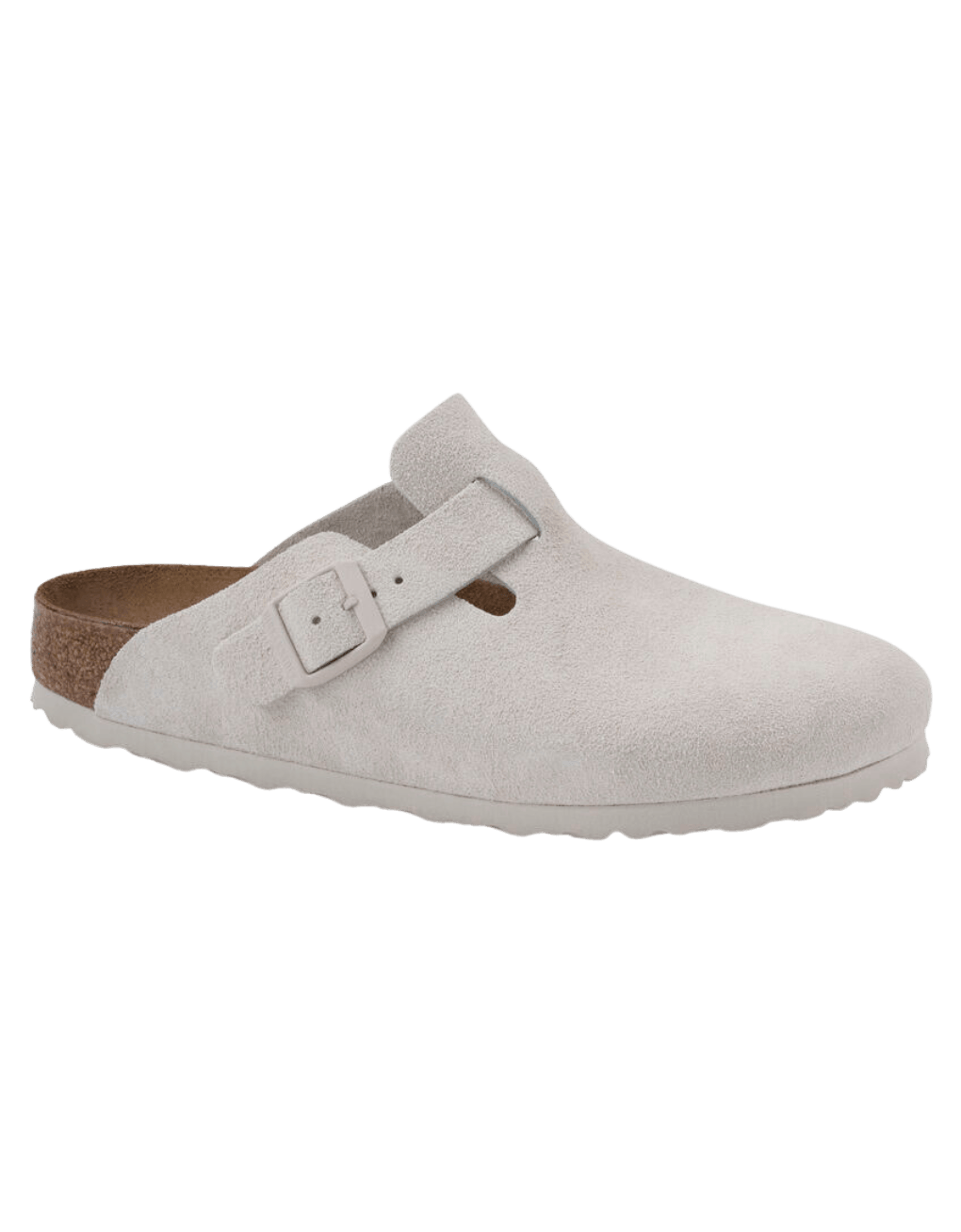 Zuecos Birkenstock Boston Ante Antique Whiteb - ECRU