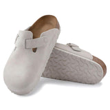 Zuecos Birkenstock Boston Ante Antique Whiteb - ECRU