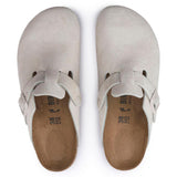 Zuecos Birkenstock Boston Ante Antique Whiteb - ECRU