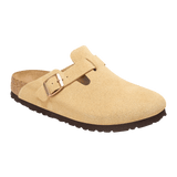 Zuecos Birkenstock Boston Ante Latte Cream - ECRU