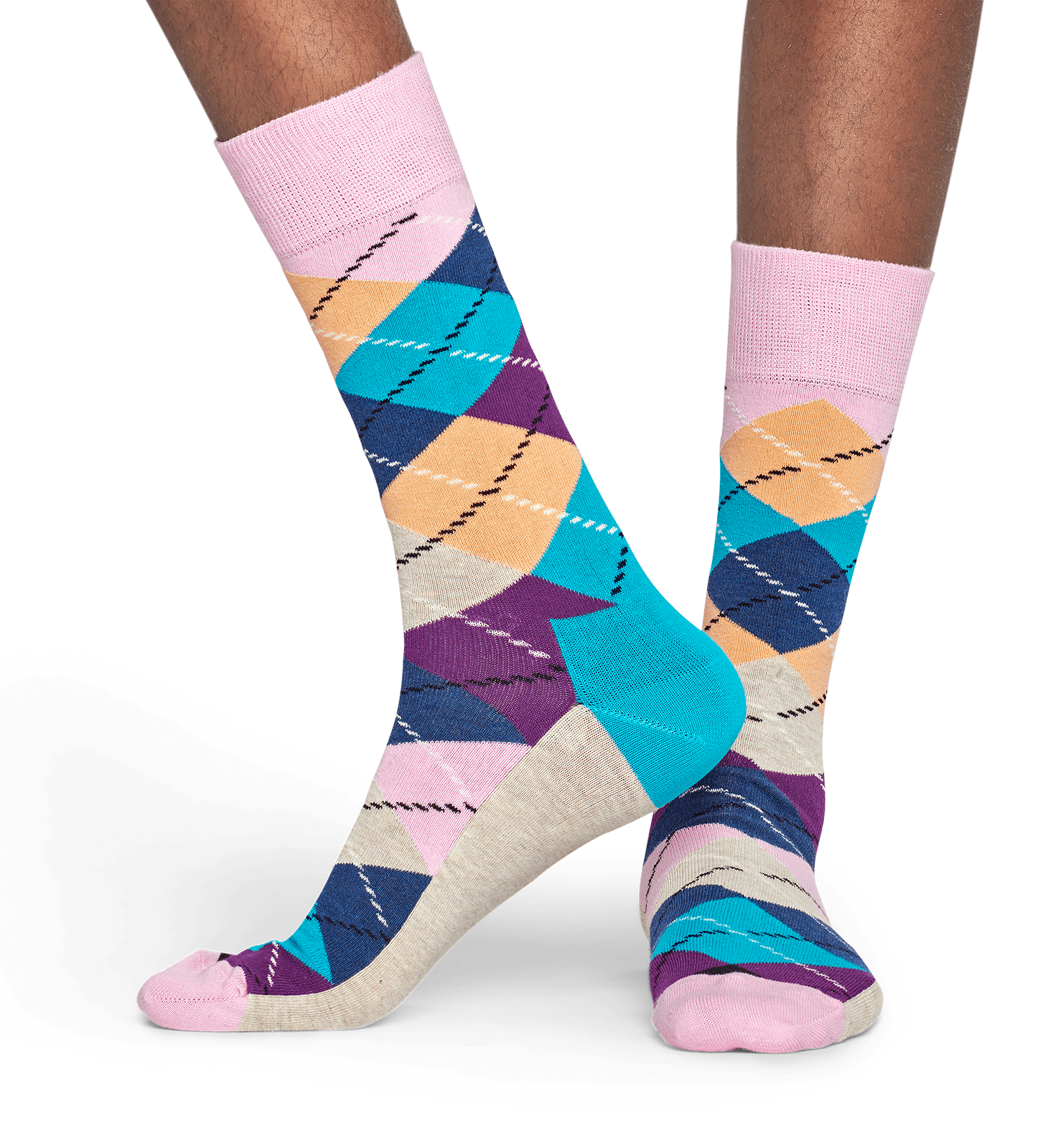 Argyle Sock - ECRU