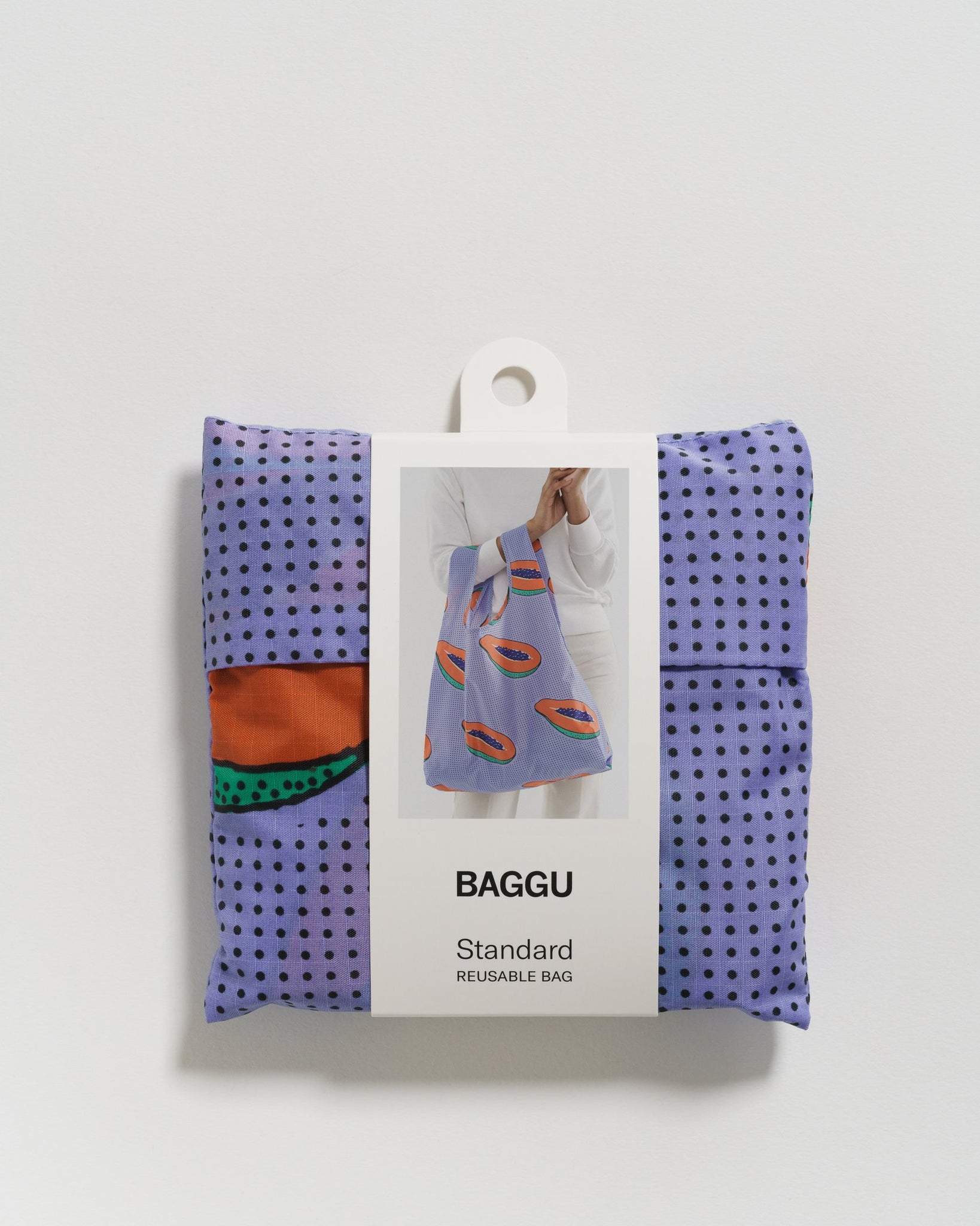 Baggu estándar Blue Papaya - ECRU