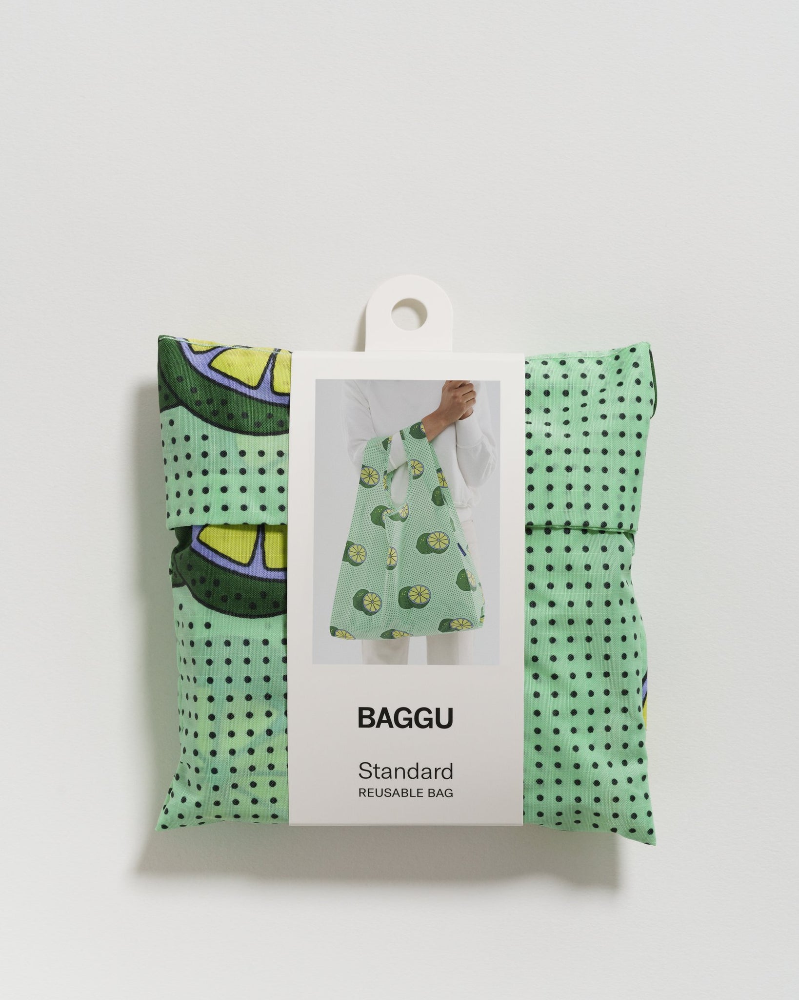 Baggu estándar Green Lime - ECRU