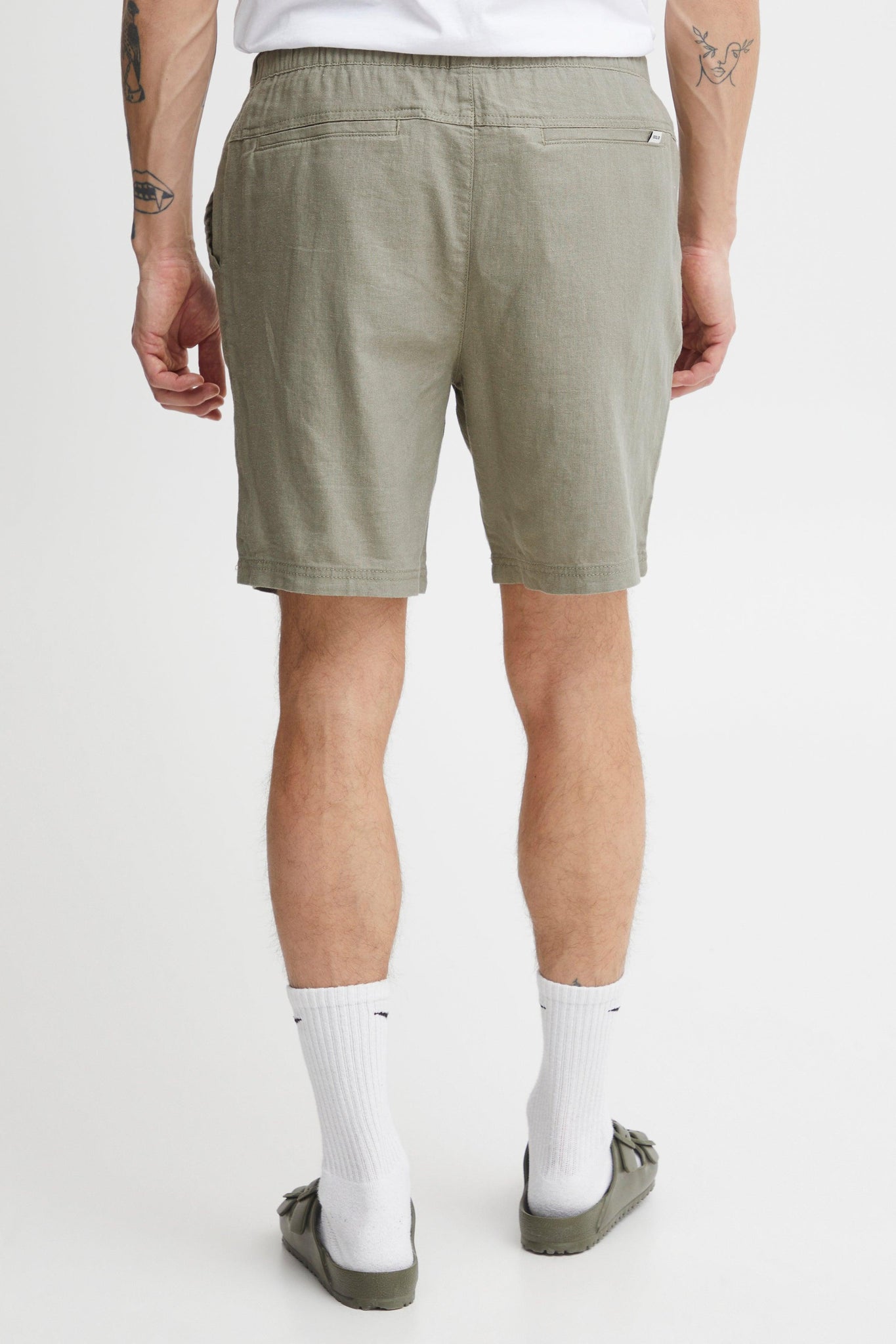 Bermudas !Solid Aurelius Vetiver - ECRU