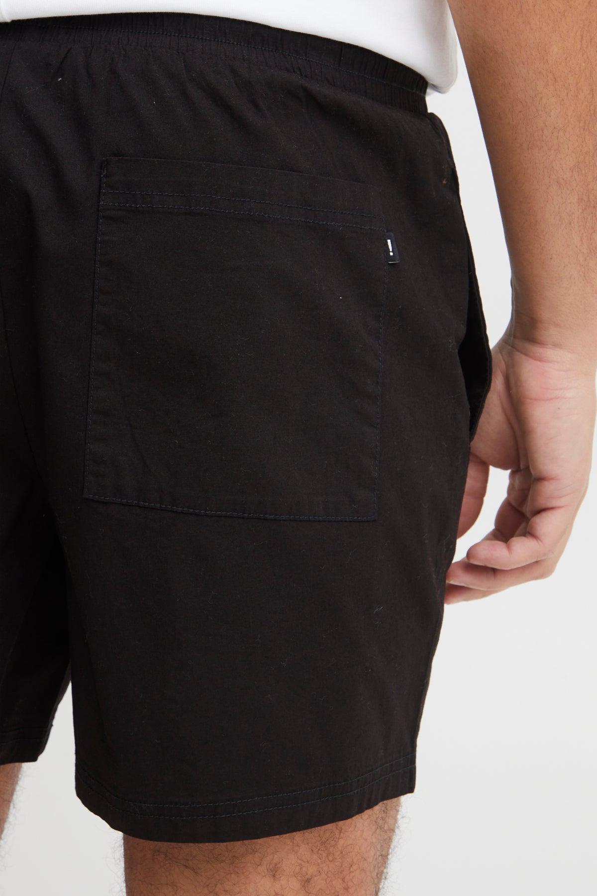 Bermudas !Solid Faustino True Black - ECRU