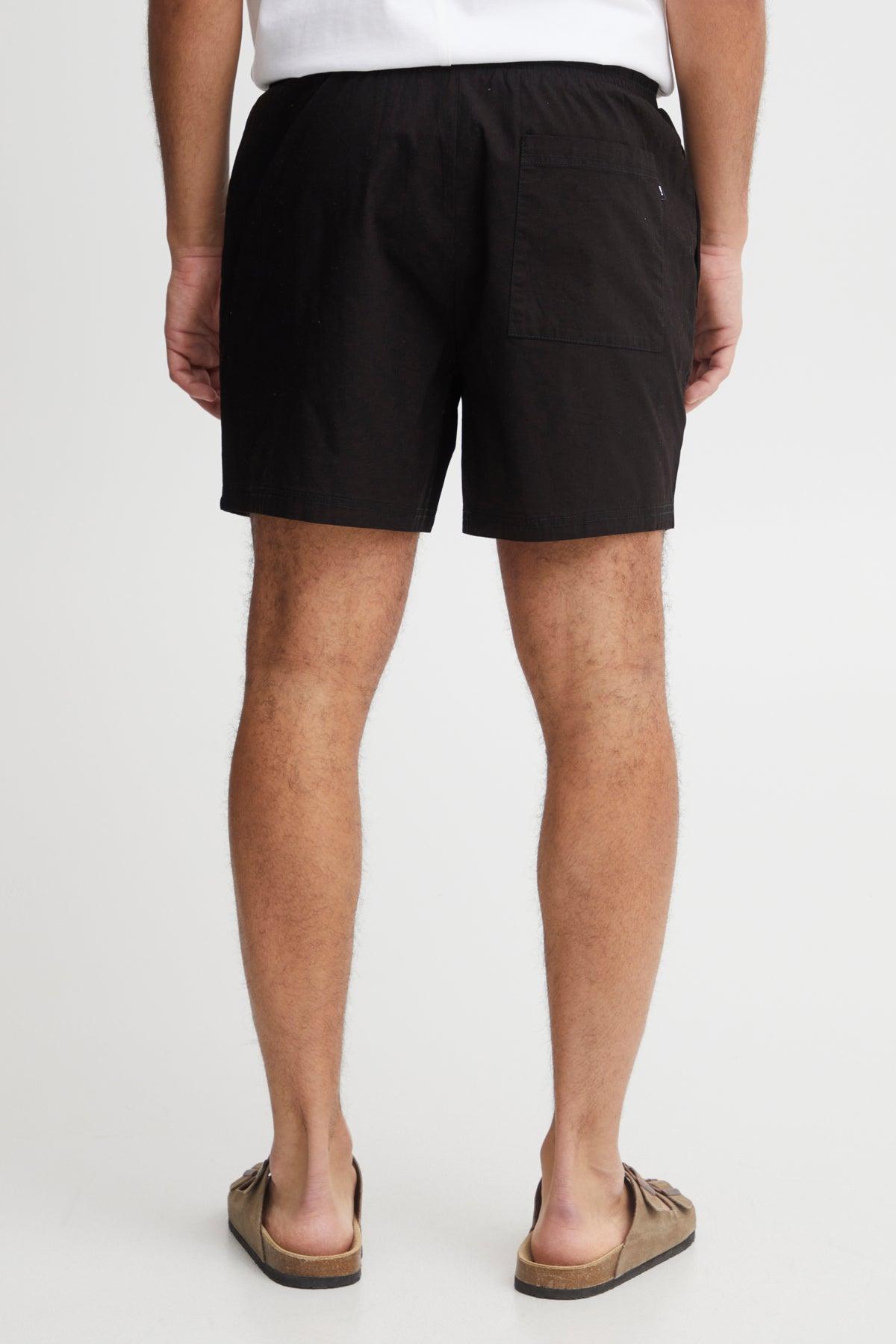 Bermudas !Solid Faustino True Black - ECRU