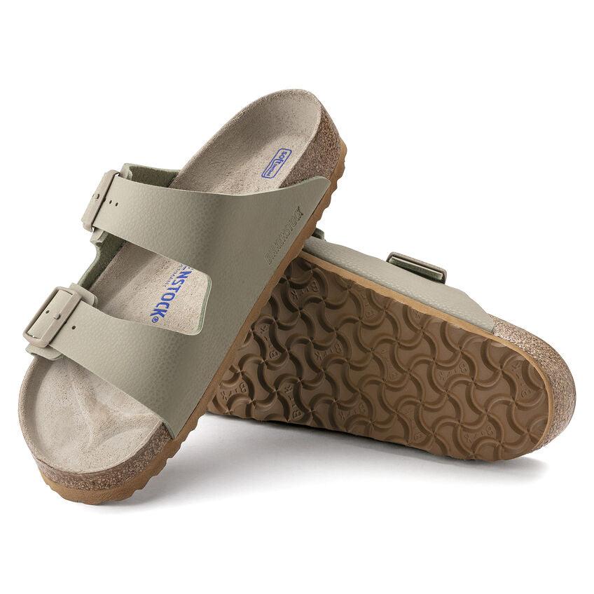 Birkenstock Arizona Plantilla blanda Birko-Flor Faded Khaki - ECRU