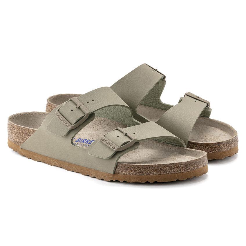 Birkenstock Arizona Plantilla blanda Birko-Flor Faded Khaki - ECRU