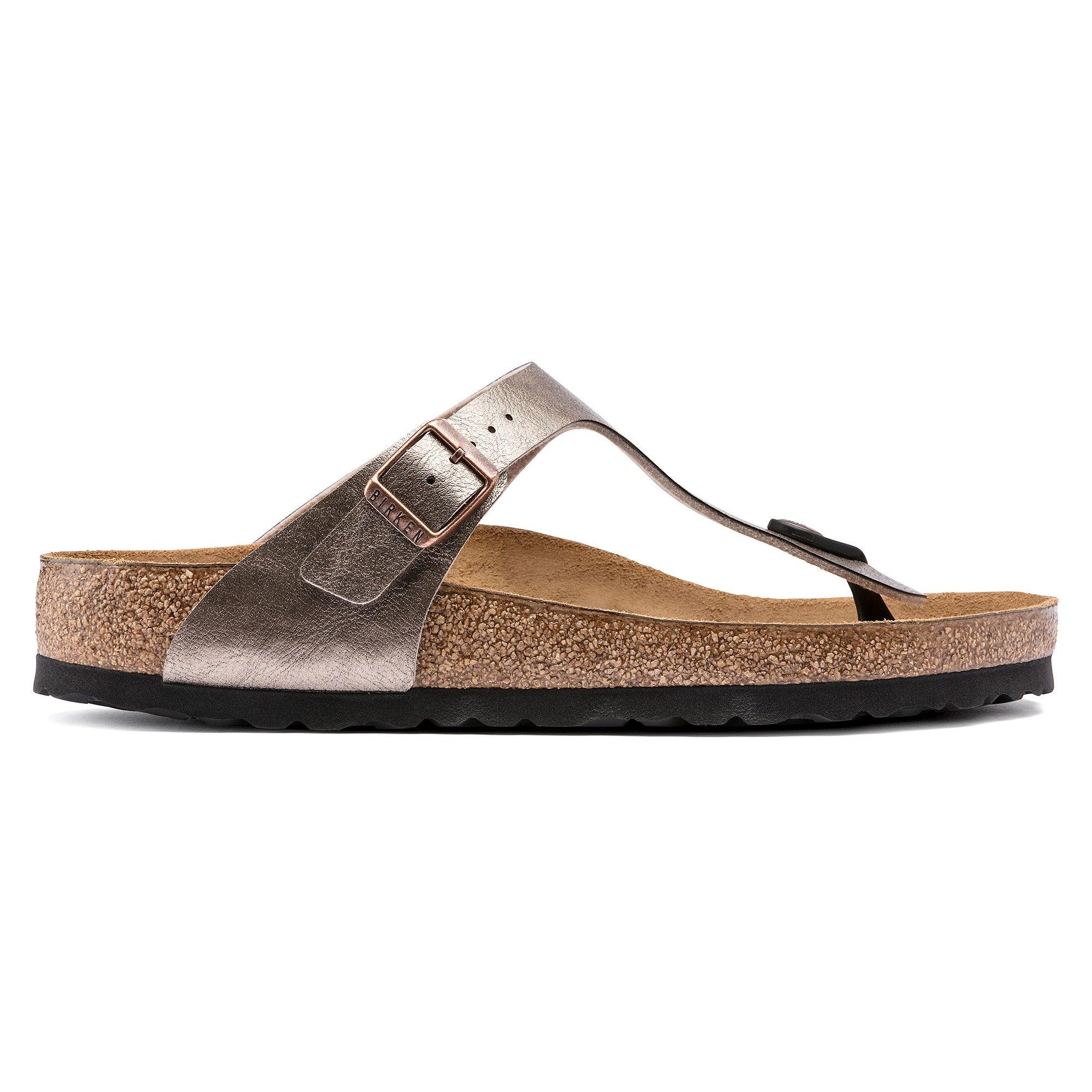 Birkenstock Gizeh Birko-Flor Graceful Taupe - ECRU