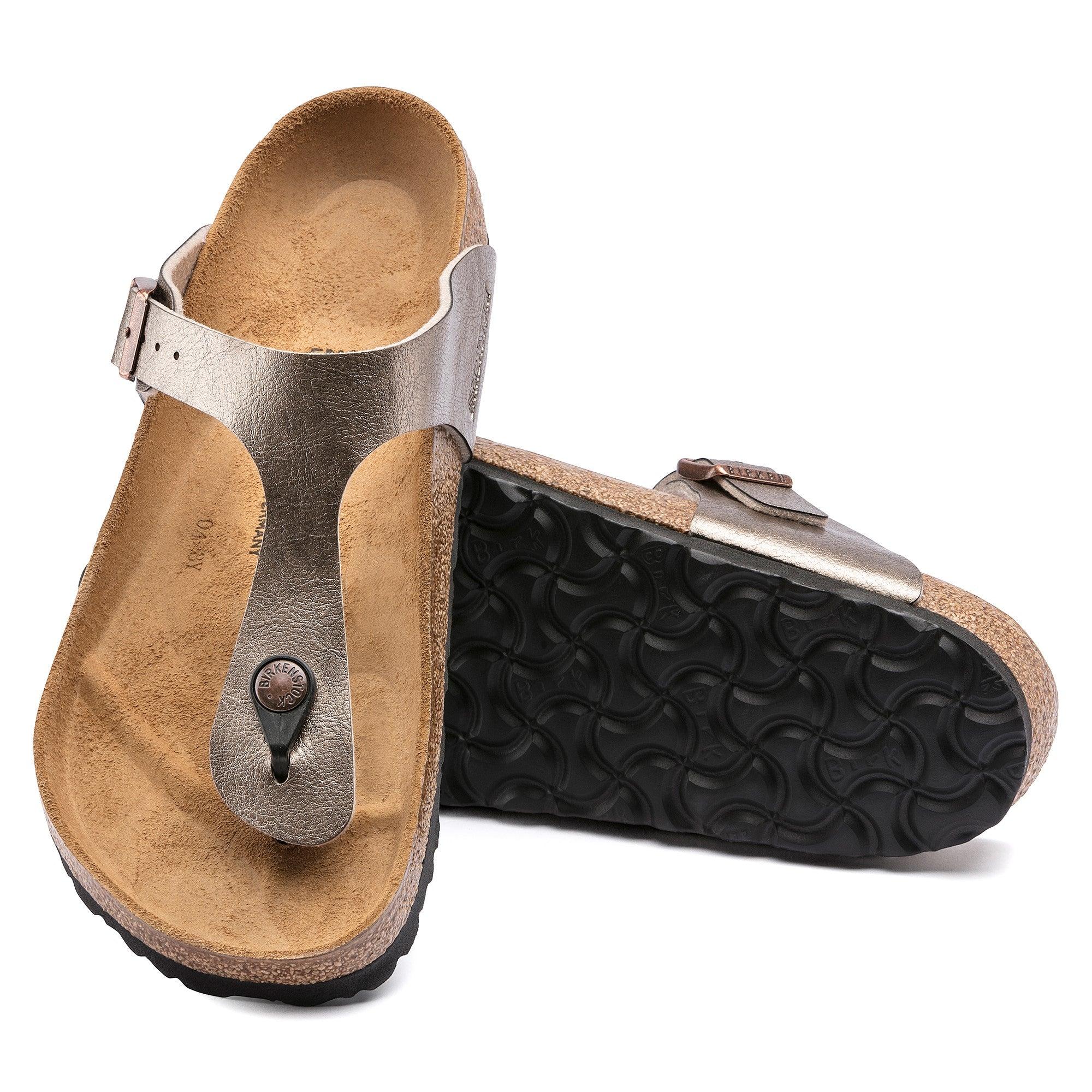 Birkenstock Gizeh Birko-Flor Graceful Taupe - ECRU