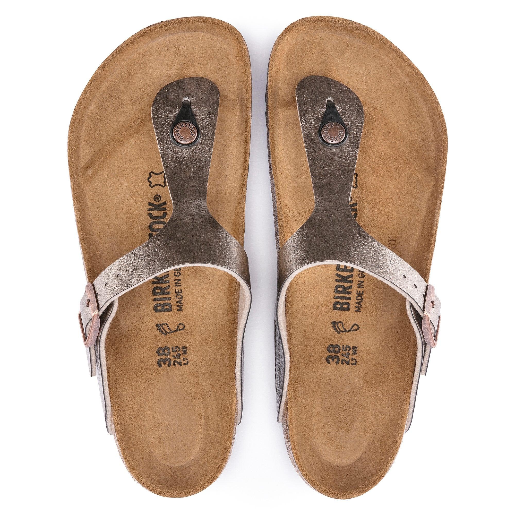 Birkenstock Gizeh Birko-Flor Graceful Taupe - ECRU