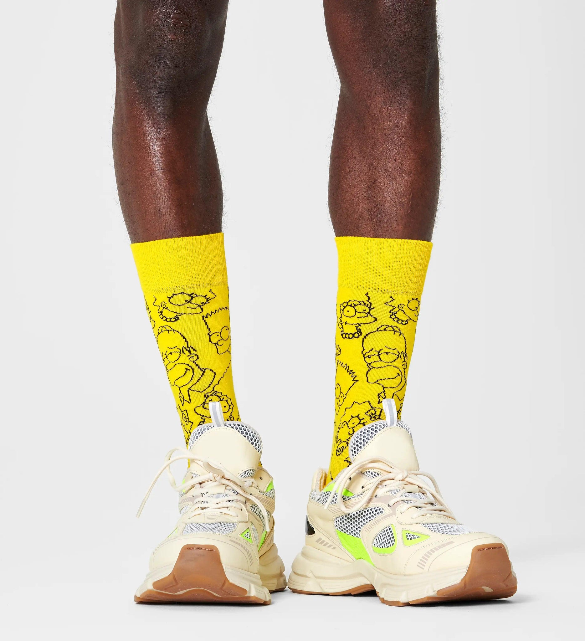 Calcetines Happy Socks x The Simpsons Family - ECRU