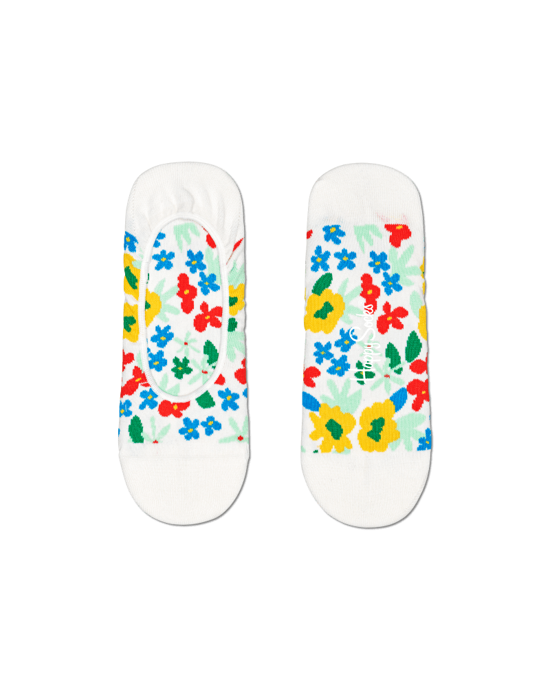 Calcetines Invisibles Flower - ECRU