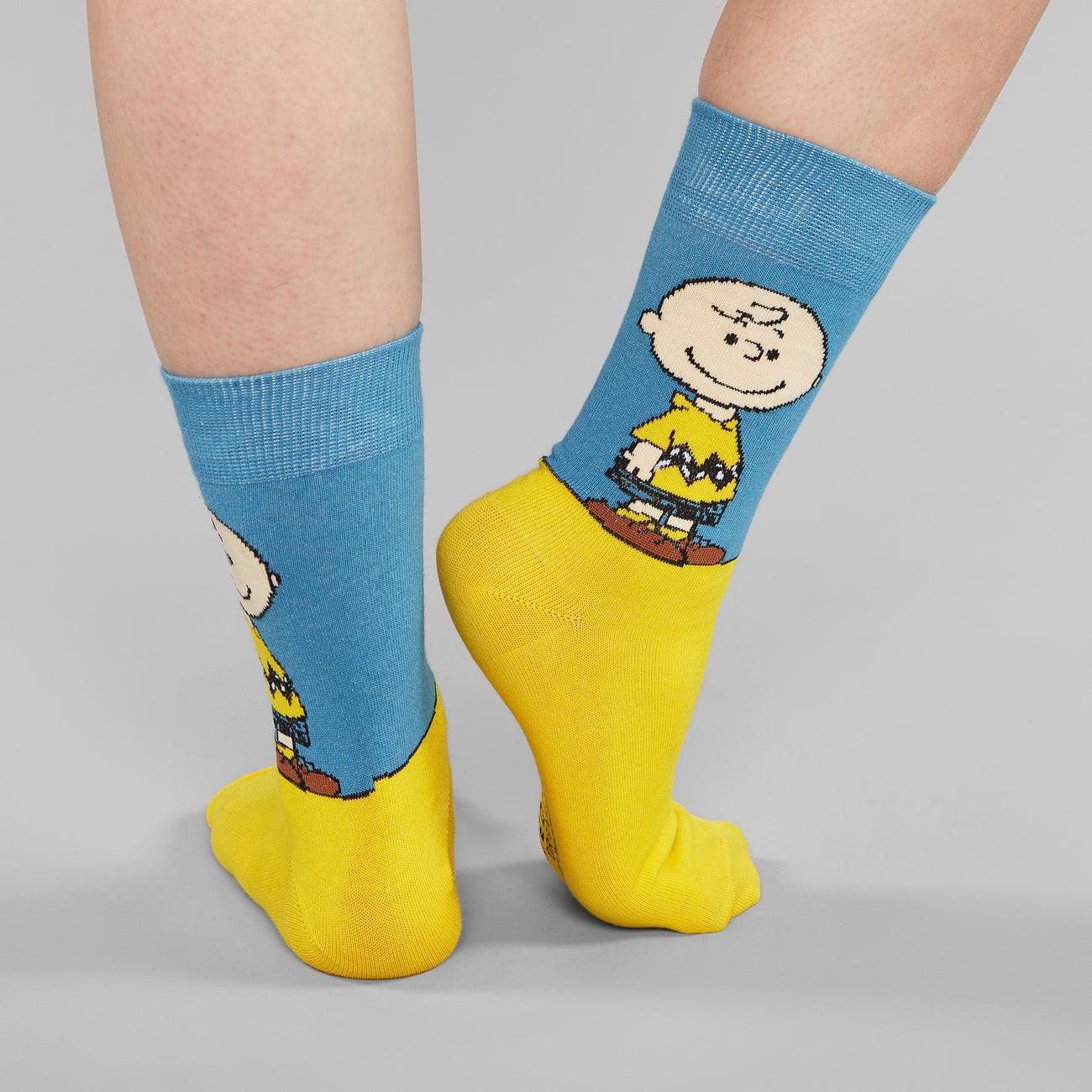 Calcetines Sigtuna Charlie Brown Yellow - ECRU