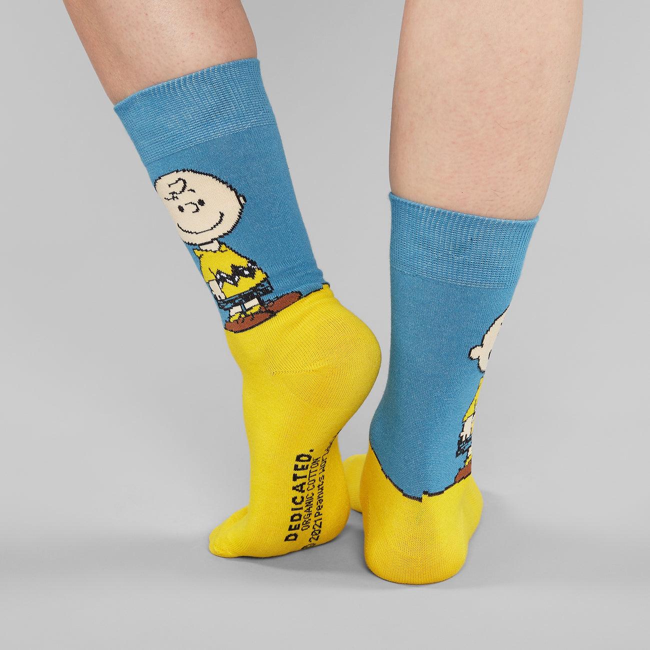 Calcetines Sigtuna Charlie Brown Yellow - ECRU