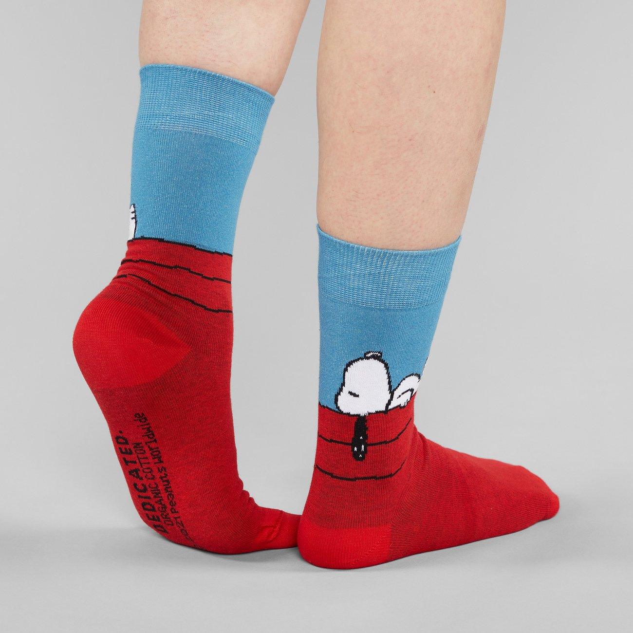 Calcetines Sigtuna Snoopy Red - ECRU