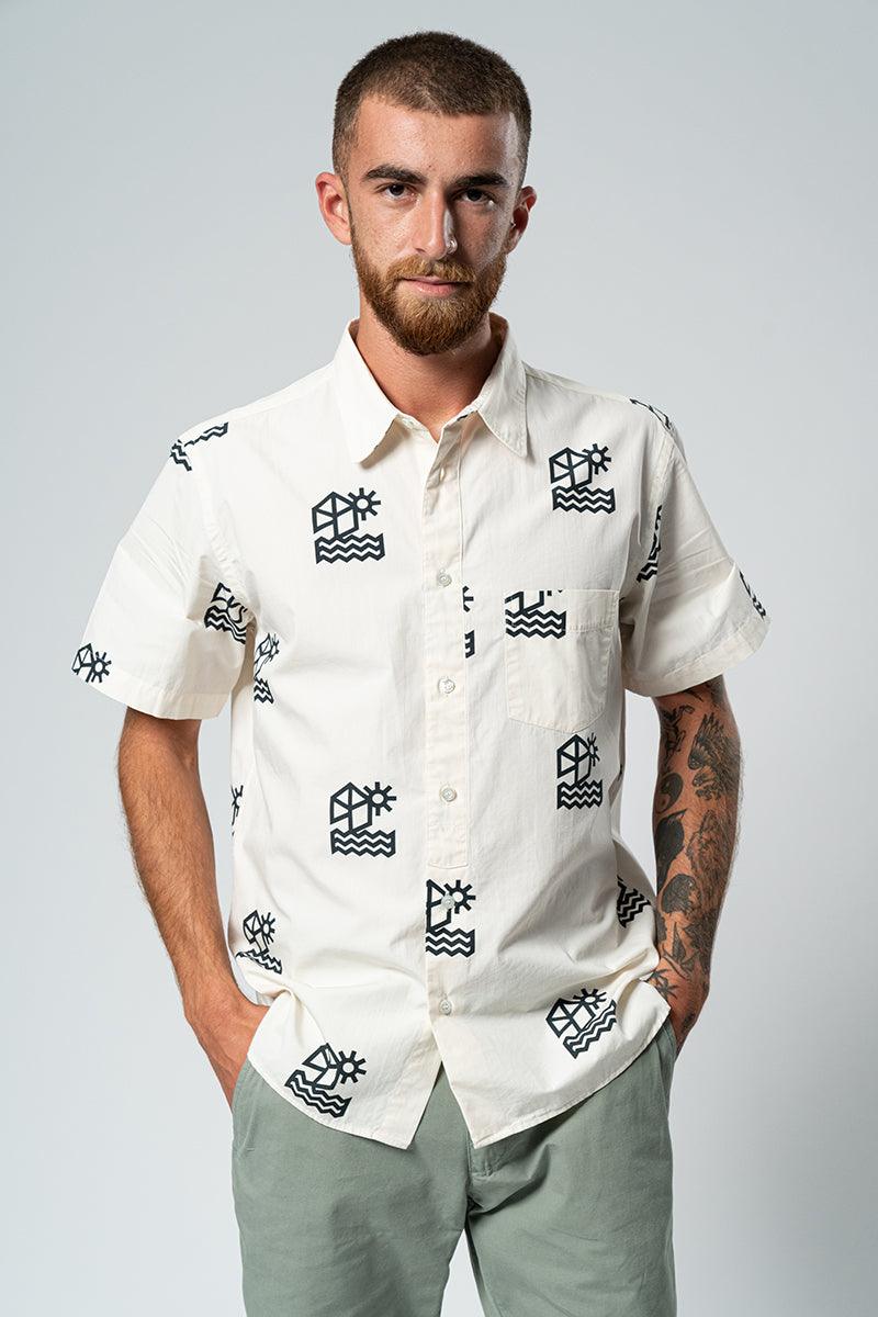 Camisa Alegre The Beach - ECRU