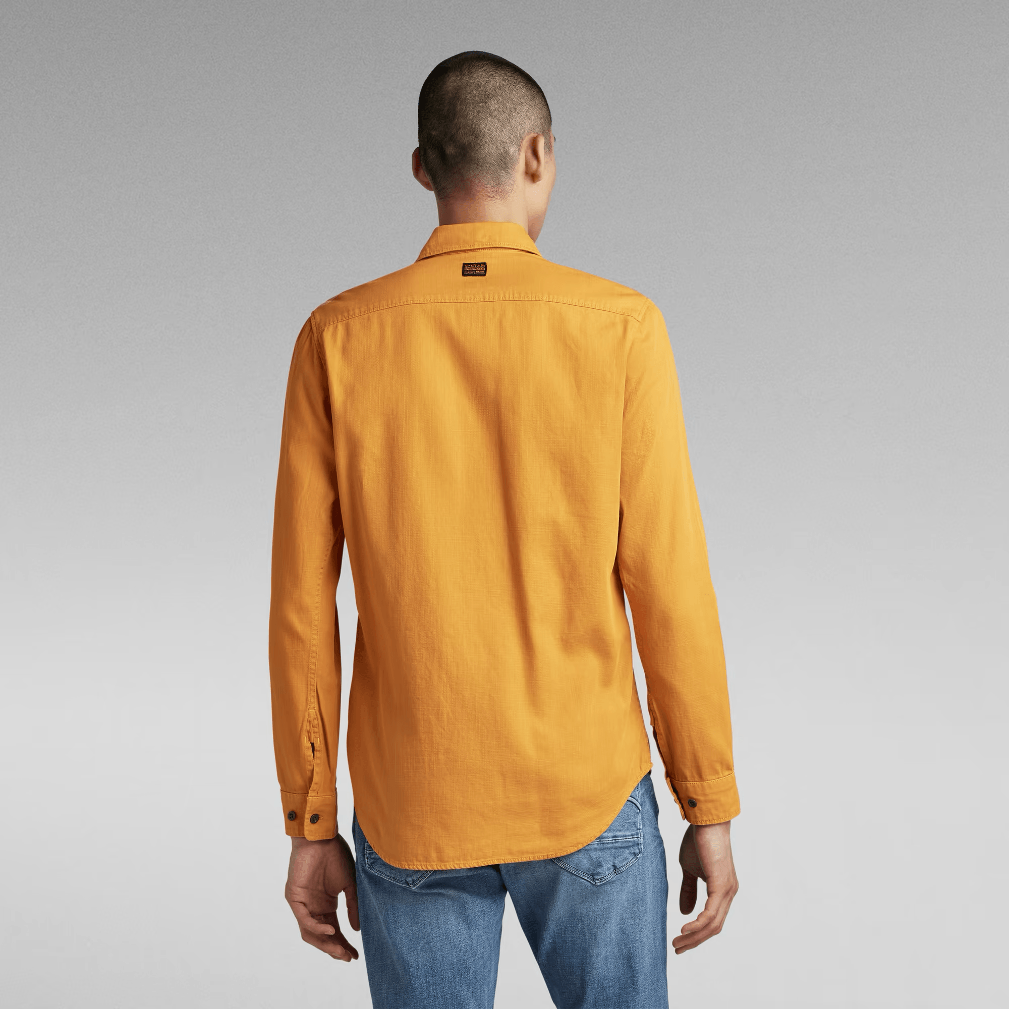 Camisa de Hombre G-STAR Marine Slim Dull Yellow - ECRU