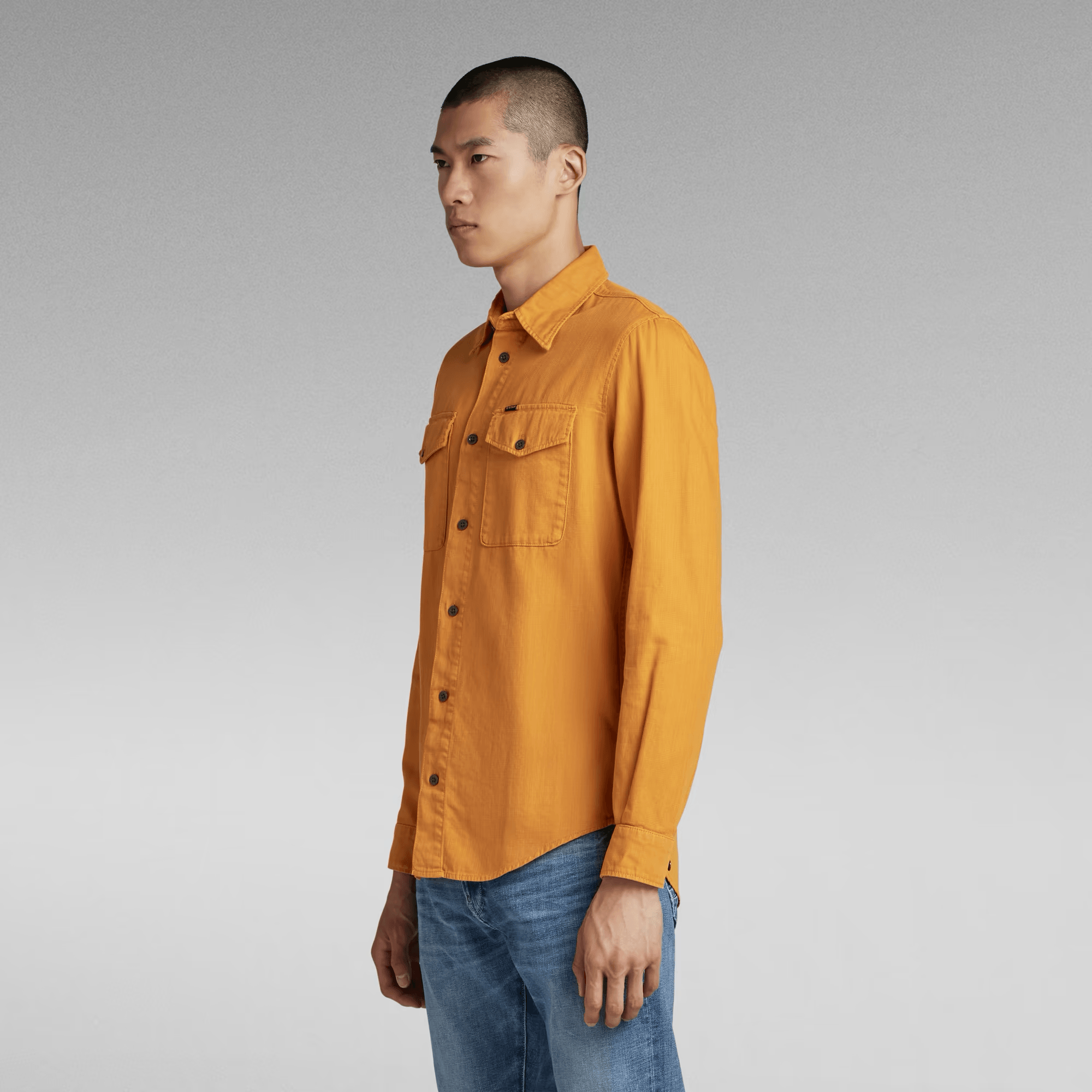 Camisa de Hombre G-STAR Marine Slim Dull Yellow - ECRU