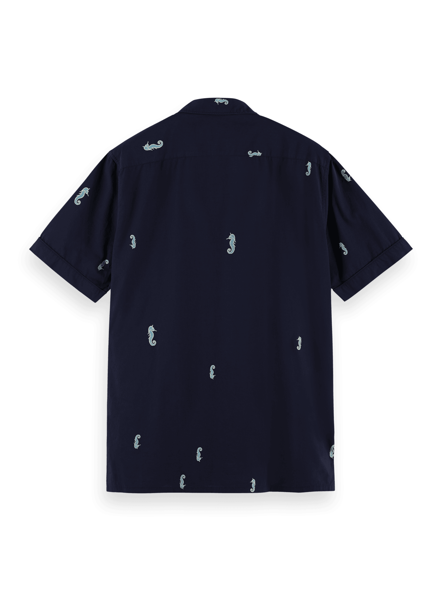 Camisa de manga corta de algodón - ECRU