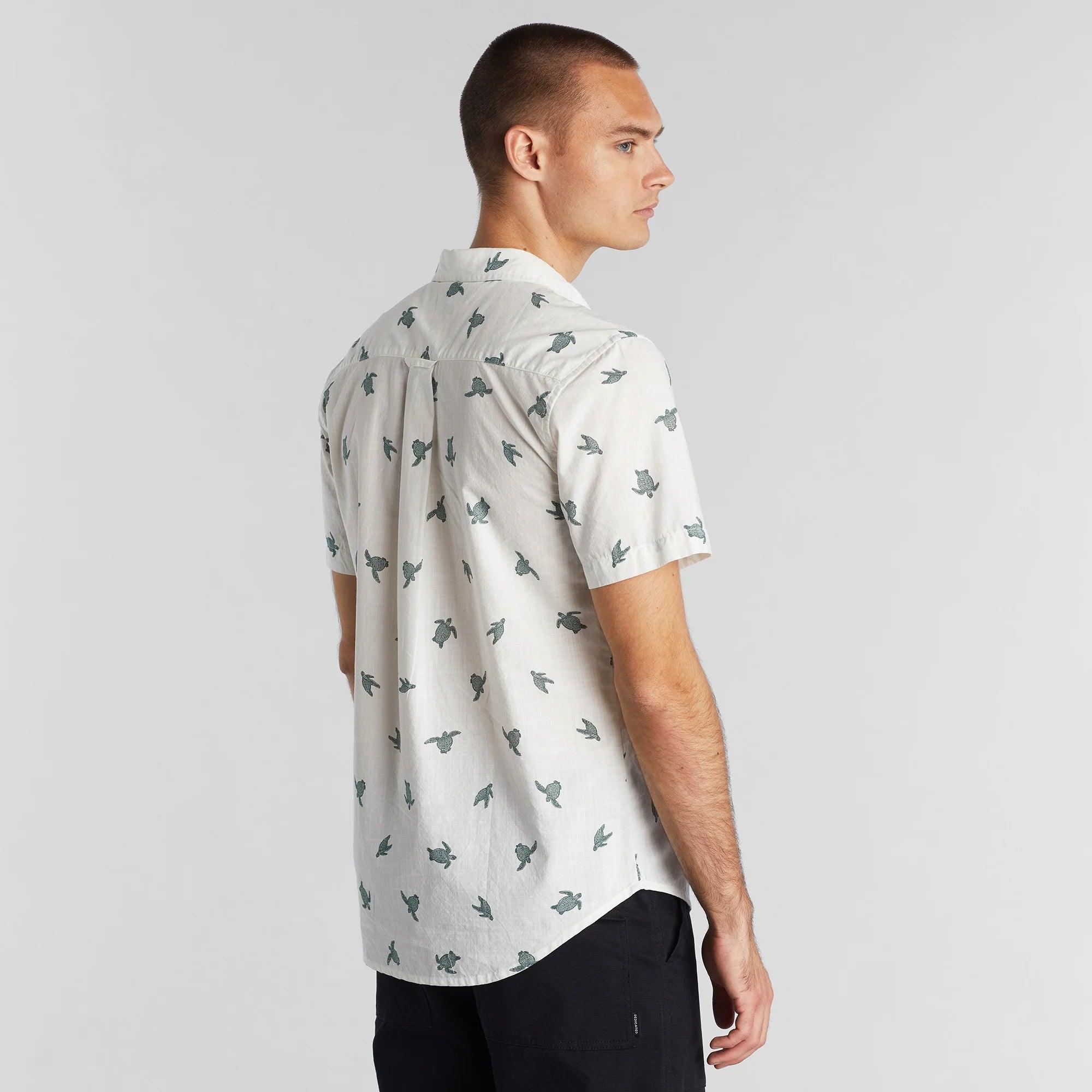 Camisa Sandefjord Sea Turtles Off-White - ECRU