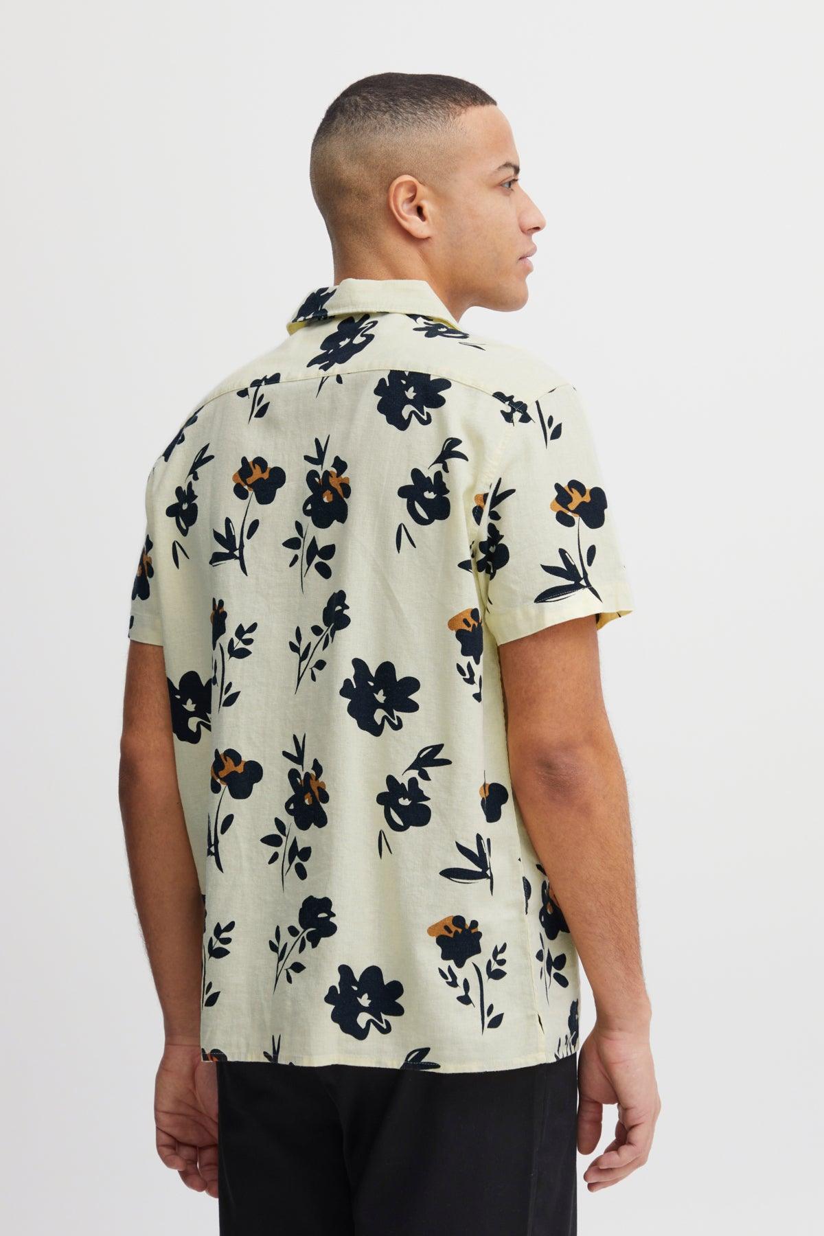 Camisa !Solid Fridolf Anise Flower - ECRU