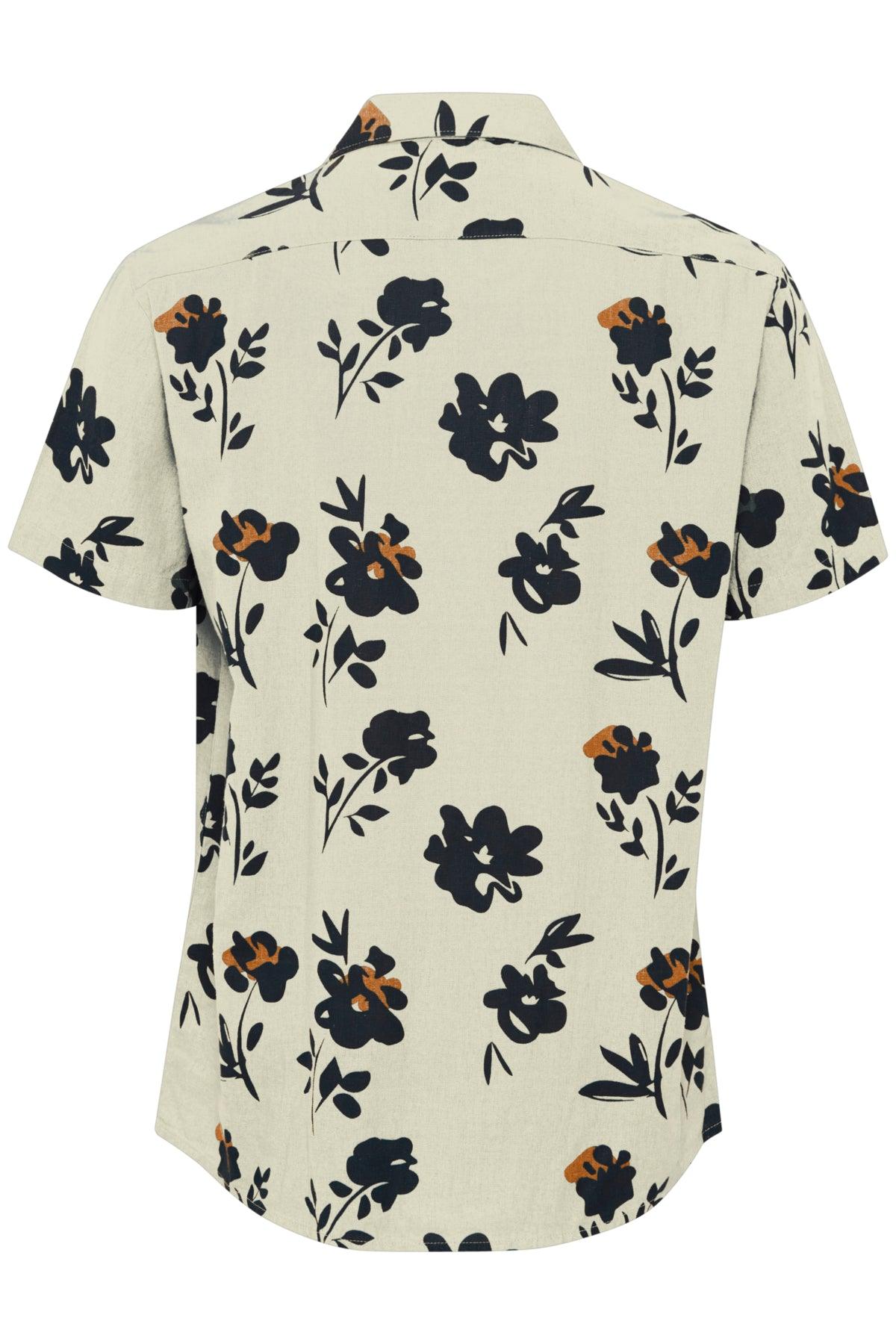 Camisa !Solid Fridolf Anise Flower - ECRU