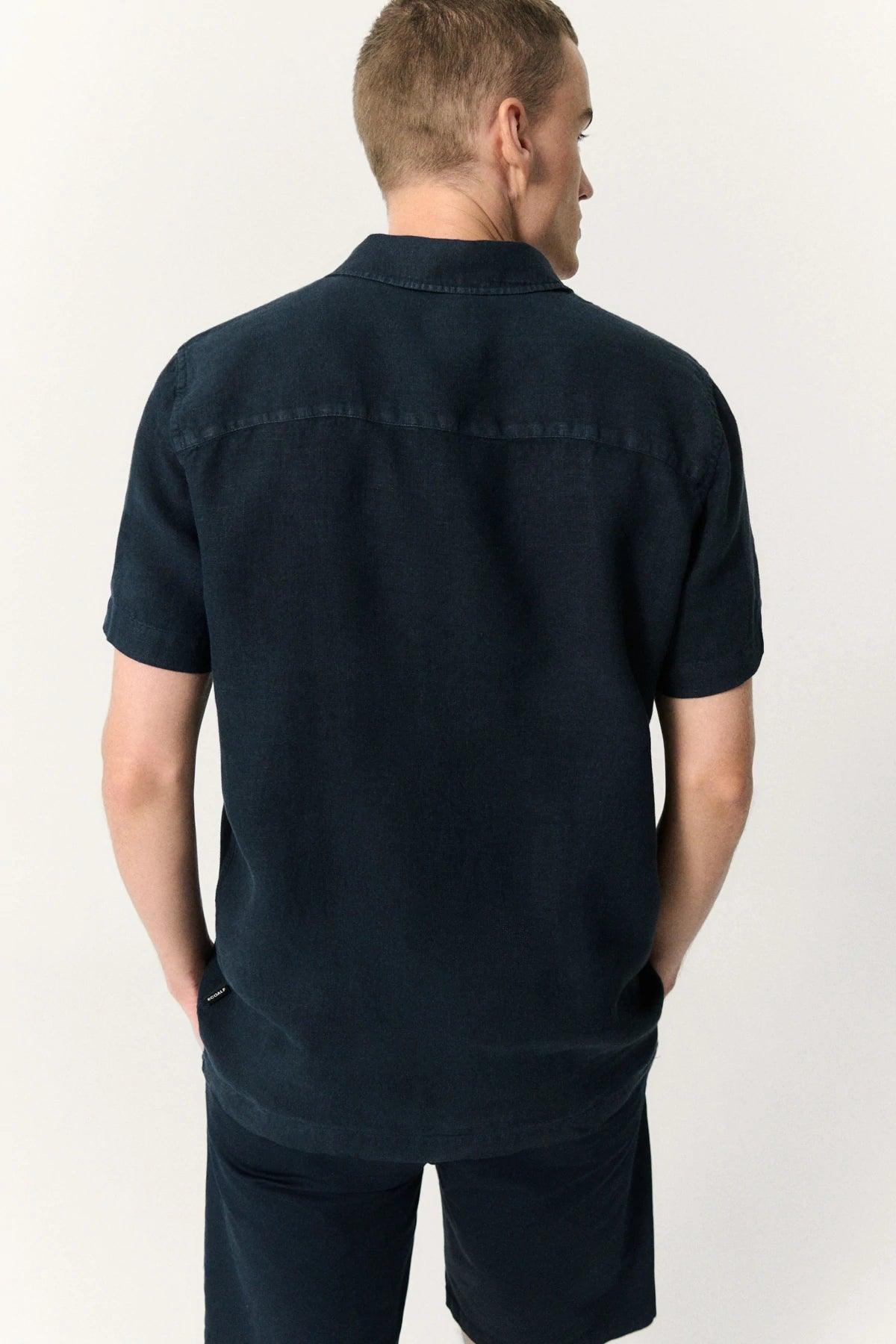 Camisa Sutar Midnight Navy - ECRU