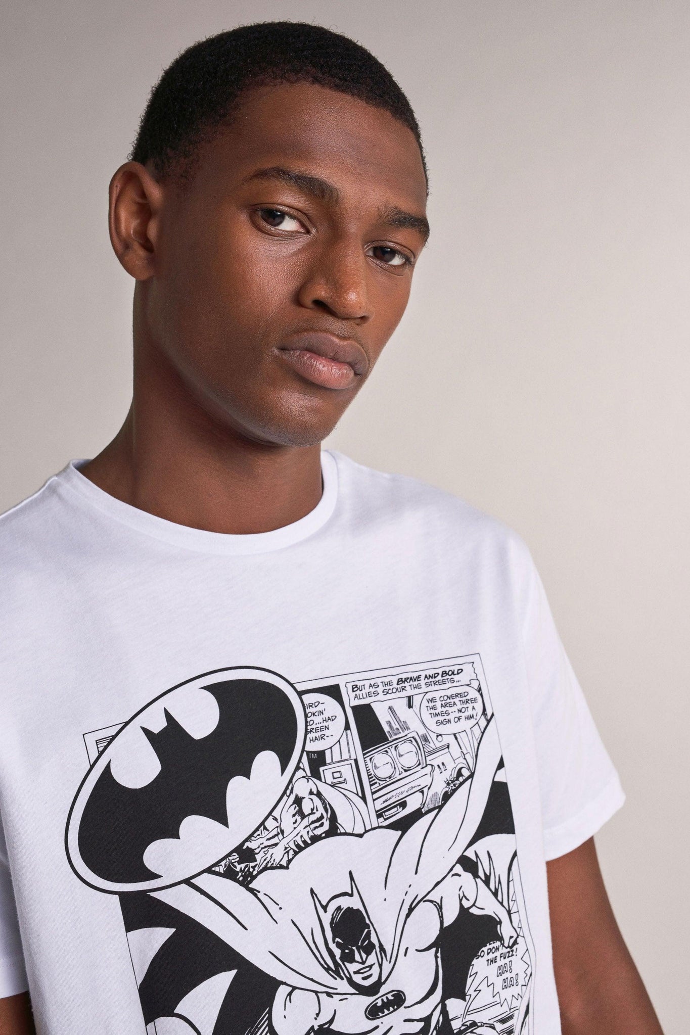 CAMISETA BATMAN BD GRAPHIC - ECRU