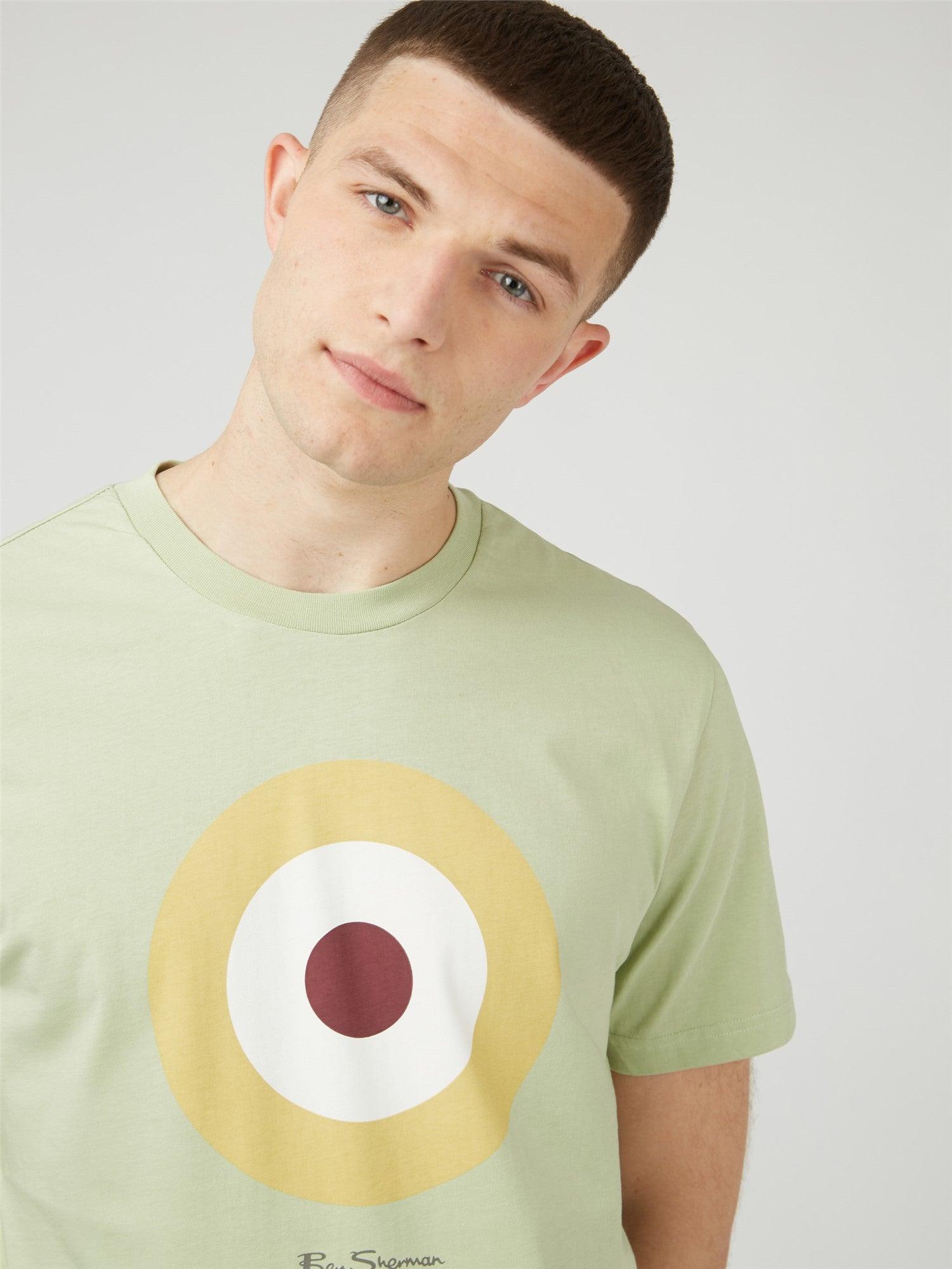 Camiseta Ben Sherman Signature Target Pistachio - ECRU